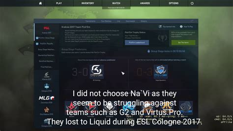 pickem predictions 2017|PGL Krakow 2017 PICK'EM Predictions [Gold Trophy] .